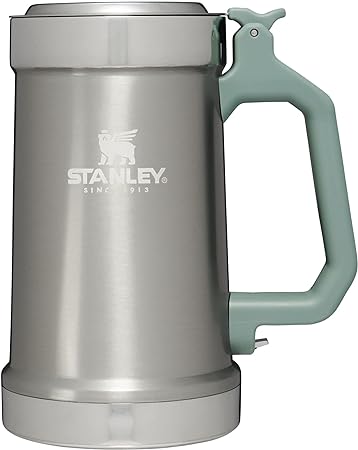 Stanley Classic Beer Stein with Bottle Opener, 24 oz Insulated Beer Party Mug and Tumbler