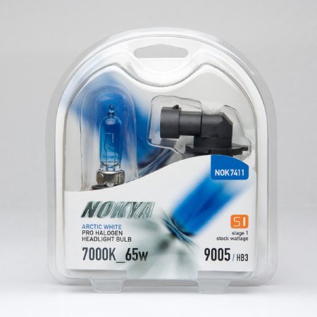 Nokya 9005/HB3 Headlight Bulbs - Arctic White 7000K 65W (Stage 1)