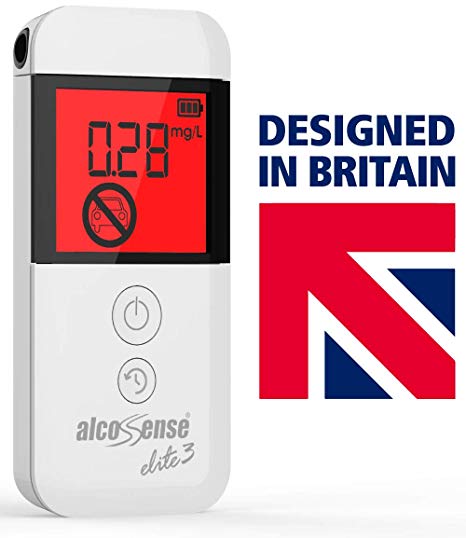 AlcoSense Elite 3 Breathalyzer & Alcohol Tester for UK, Ireland and Scotland