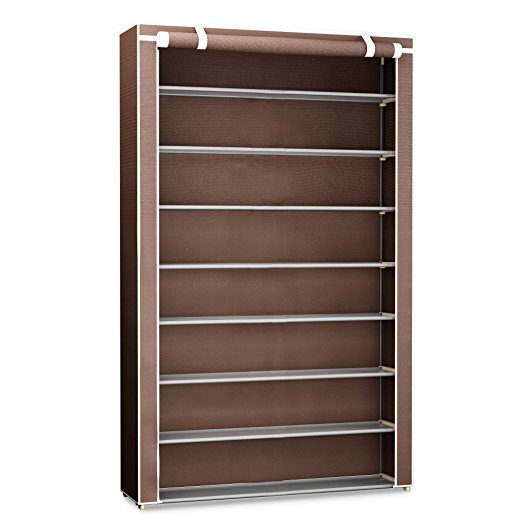 48 Pairs Shoe Rack Organizer Storage Bench - Organize Your Closet Cabinet or Entryway - Easy to Assemble - No Tools Required