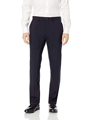 BUTTONED DOWN Men's Classic Fit Stretch Wool Dress Pant