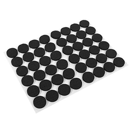 48Pcs Non Slip Pads Rubber Feet Self Adhesive Furniture Stoppers Floor Protectors for Cabinets Small Appliances Electronics Picture Frames Furniture Drawers Cupboards