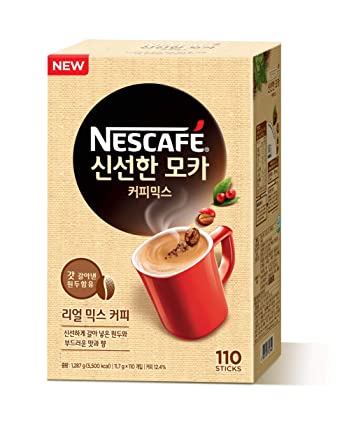 NESCAFE Instant Coffee Fresh Mocha – Coffee Mix 110 Sticks, 0.4 oz (11.7g)