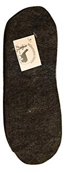 Alpaca Wool Felted Insole Boot Liner Warm Cut to Fit (Large)