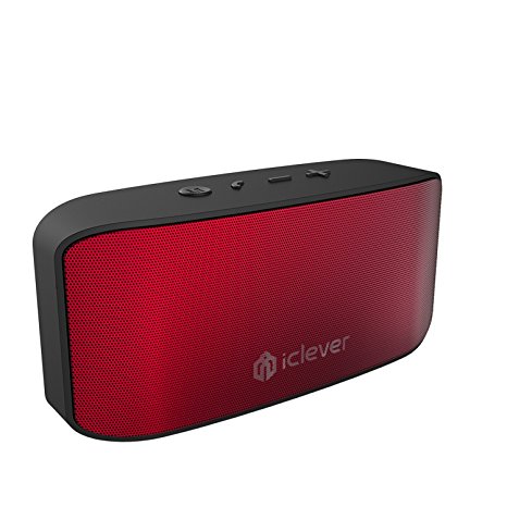 iClever Portable Bluetooth Speaker with Metallic Lacquer Surface, Compact and Crystal-Clear Sound