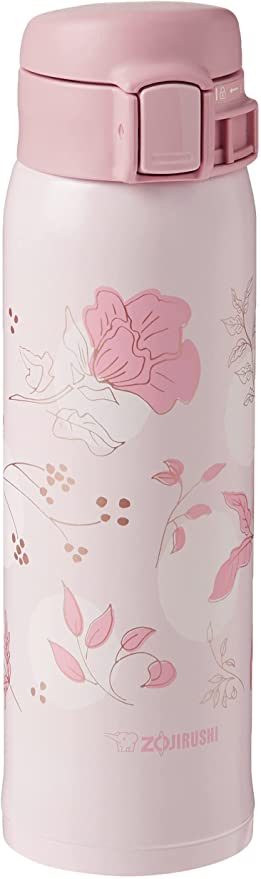 Zojirushi SM-SG48EPP Stainless Mug, 16-Ounce, Bloom Pink