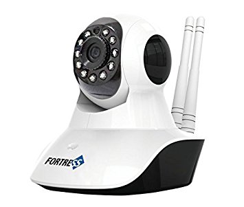 Total Security Eye Sight -Wi-Fi HD 360 Security Camera with Infared Night Vision, Remote Viewing via Fortress Smart Phone App. for Business and Home Security
