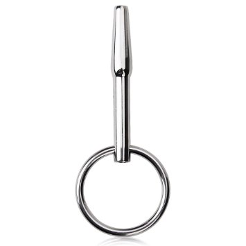 Utimi Stainless Steel Urethra Plug Penis Ring SM Special Sex Toy for Male Urethra Masturbation, Hollow Stainless Steel Urethral Penis Plug and Sound CBT Toy (Sliver)