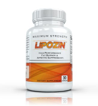 LIPOZIN - High Performance Weight Loss Supplement Best Fat Burning Appetite Suppressing Diet Pill Slim Down Quickly and Lose Weight Fast