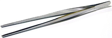 Surgical Stainless Steel Tongs - 10 Inch (1, 10 Inch)