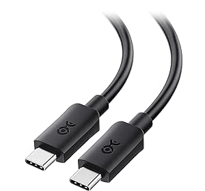 Cable Matters Cable USB C 240W 0,9m, Cable USB C vidéo 4K 120Hz / 8K 30Hz de 20 Gbps avec prise en charge de la résolution vidéo 8K et Power Delivery 240W