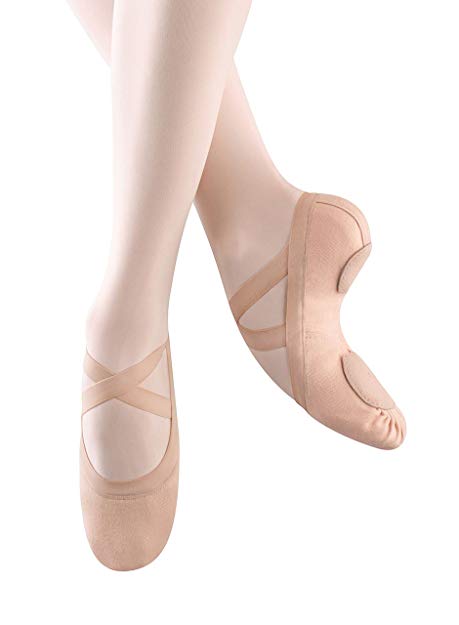 Bloch Dance Women's Synchrony Split Sole Stretch Canvas Ballet Slipper/Shoe