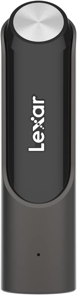 Lexar 256GB JumpDrive P30 USB 3.2 Gen 1 Flash Drive, External Storage, Up To 450MB/s Read/Write, Durable Metallic Design, Titanium (LJDP030256G-RNQNG)