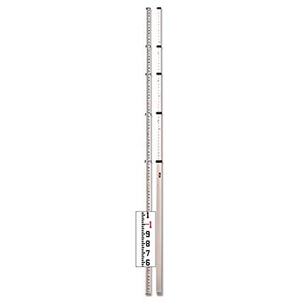 CST/Berger 06-816 5 Sections, Inches / 10ths 16-Foot Aluminum Telescoping Rod