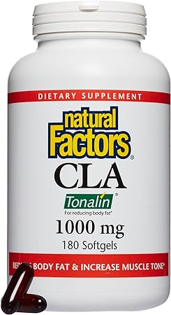 Natural Factors CLA Tonalin (1000mg) 180 sgels
