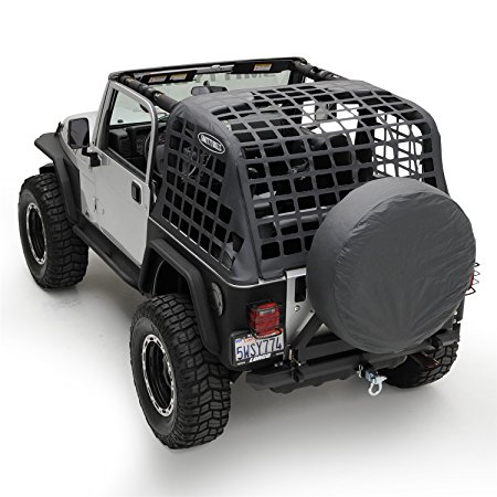 Smittybilt 561035 Black Diamond C.RES System Cargo Net for Jeep Wrangler TJ