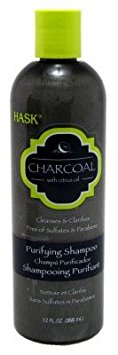 Hask Shampoo Charcoal Purifying 12 Ounce (354ml) (2 Pack)