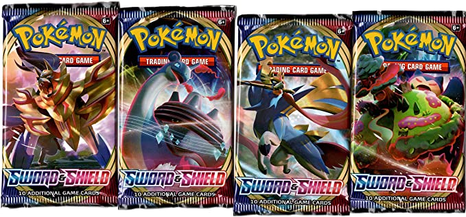 Pokemon Sword & Shield Booster Pack - SWSH1 - Single Pack (10 Cards)
