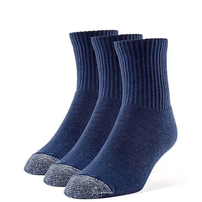 Galiva Women's Cotton Extra Soft Quarter Cushion Socks - 3 Pairs