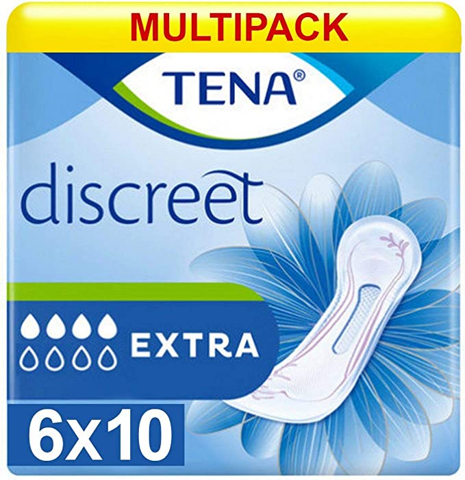 TENA Lady Extra Towels - 60 Count (Pack of 1)