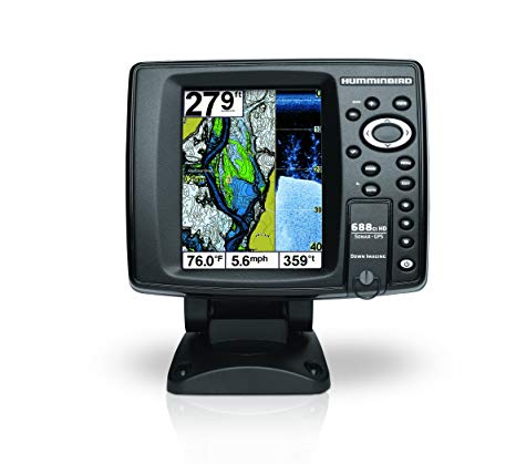 Humminbird 409460-1 688ci HD DI Internal GPS/Sonar Combo Fishfinder with Down Imaging (Black)