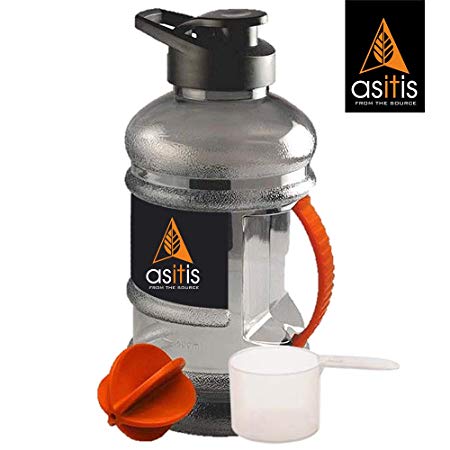 Asitis Nutrition Shaker Bottle (1.5 L, Black)