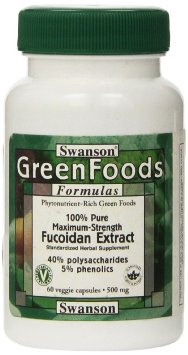 Fucoidan Brown Seaweed Extract 500 mg 60 Veg Caps