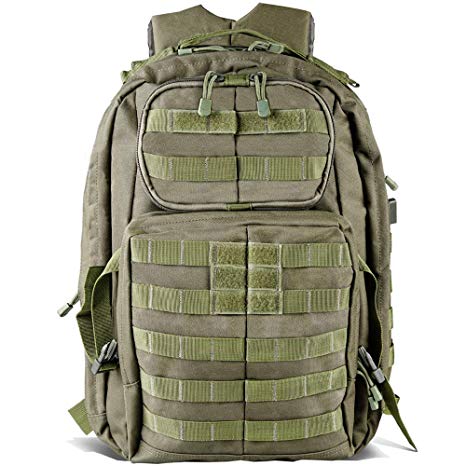 Vailge Military Tactical Backpack, Large Army Assault Pack, 3 Day Army Rucksacks Molle Bug Out Bag Backpacks Rucksack Outdoor Hunting Daypack 42L