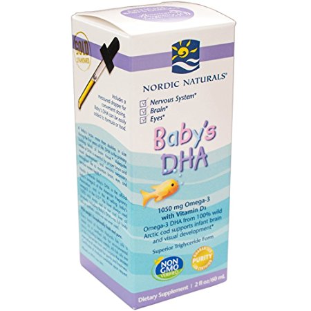 Nordic Naturals Baby's DHA Supports Brain and Visual Development, 2 Fluid Ounce