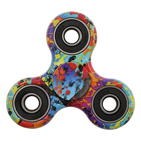 Coloful EDC Tri Fidget Spinner Toy Anxiety and Stress Relief Hand Spinner toy for Adult Children