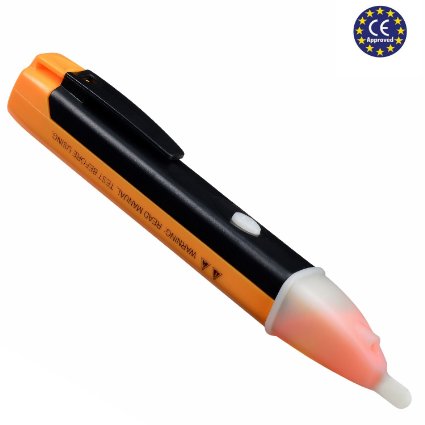 Voltage Testers from ACE Electrical Circuit Detector Tester - Precision Accurate Non Contact AC Volt Meter Pen Sensor Tools for Outlets and Wires with a Flashlight to Illuminate Your Working Area