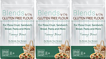 Custom Blended Gluten Free Bread Flour - Blends By Orly - Tuscany Blend - Gluten-free Baking Flour for Breads, Pizza Crust, and Pasta 60ozs…
