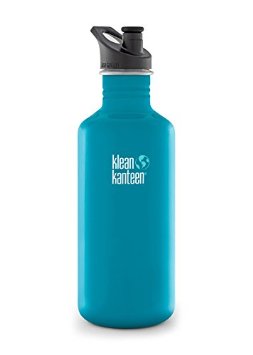 Klean Kanteen Classic Stainless Steel Bottle With Sport Cap