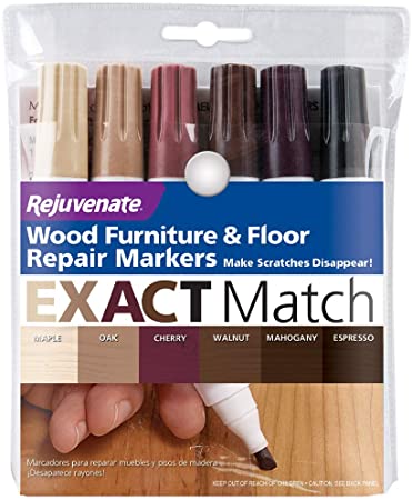Rejuvenate RJ6WM Wood Furniture and Floor Repair Markers, Combination