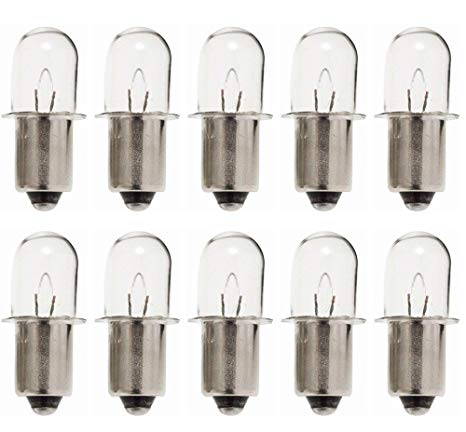 Ryobi Ridgid 18V Flashlight (10 Pack) Replacement 18V Flashlight Bulb # 780287001-10pk