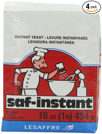 Saf Instant Yeast, 1-Pound Pouches (Pack of 4)