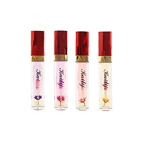 2017 Kailijumei Flower World Double Layer Lip Gloss Nutritious Lip Balm Lips Magic set of 4 Color Temperature Change Lipstick