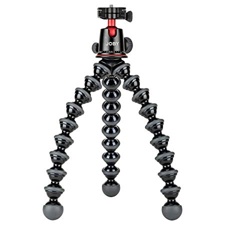 Joby GorillaPod 5K Flexible Mini-Tripod with Ball Head Kit, With A Bonus ZAYKiR Phone Adapter