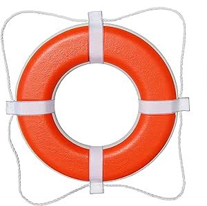 TAYLOR MADE PRODUCTS Vinyl Life Ring for Boating Safety