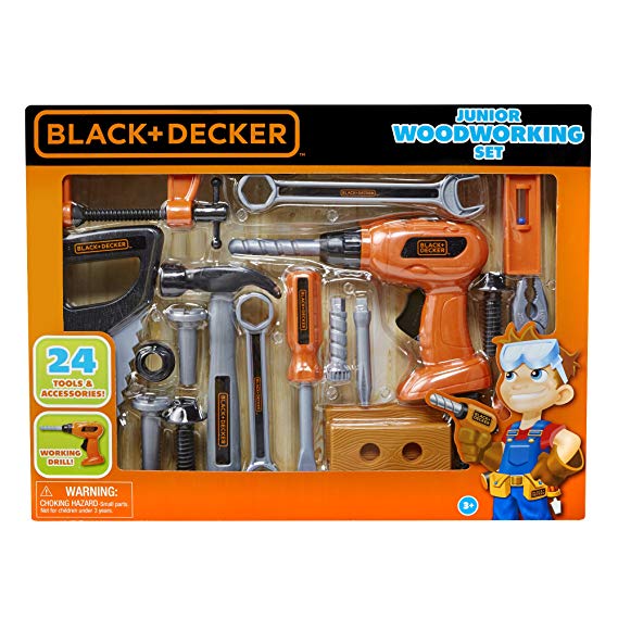 BLACK DECKER Jr. 24 Piece Tool Set (Window Box)