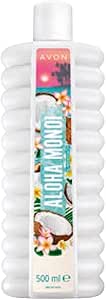 Pack of 2 Avon Senses Aloha Monoi Bubble Bath – Tropical coconut water tiare flower and vanilla pods 2 x 500ml