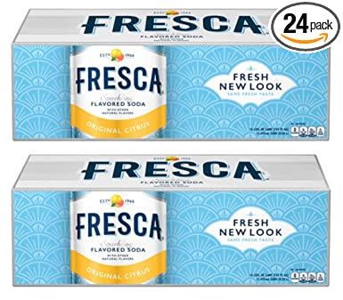 Fresca Original Citrus Soda, 12 Ounce (24 Cans)