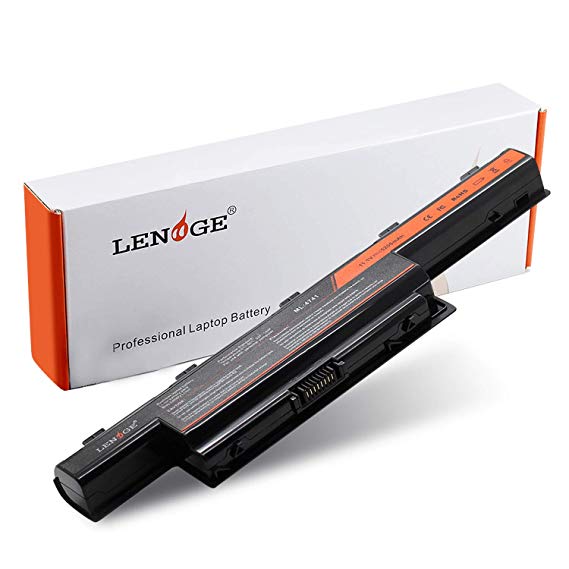 LENOGE Replacement Laptop Battery for Acer Aspire AS10D31 AS10D51 AS10D81 AS10D75 AS10D41 AS10D61 AS10D73 5742 5750 AS10D56 AS10D71 AS10D3E E1-531 E1-571 V3-551 V3-571 V3-571G V3-771G 5742-6461 5742-6464 5742-6475 5742-6494 5742-6638 4250 4253 4551 4551-2728 4741 Travel mate 4740 5335 5542 5735 5740 5760 7740 Gateway NV55C NV50A NV53A NV59C [11.1 V 5200mAh 18 Months Warranty ]