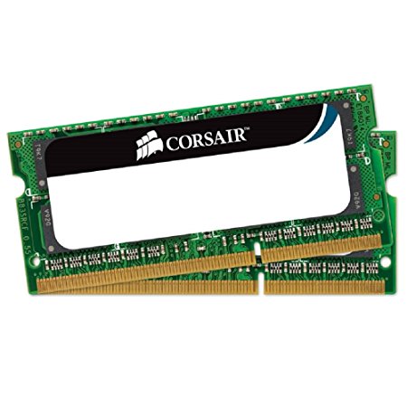 Corsair 8GB, 2x 4GB, 1333mhz PC3-10666 204-Pin DDR3 SODIMM Laptop Memory Kit (CMSO8GX3M2A1333C9)