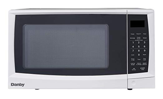 Danby DMW07A4WDB 0.7 cu. ft. Microwave Oven, White.7 cu.ft,