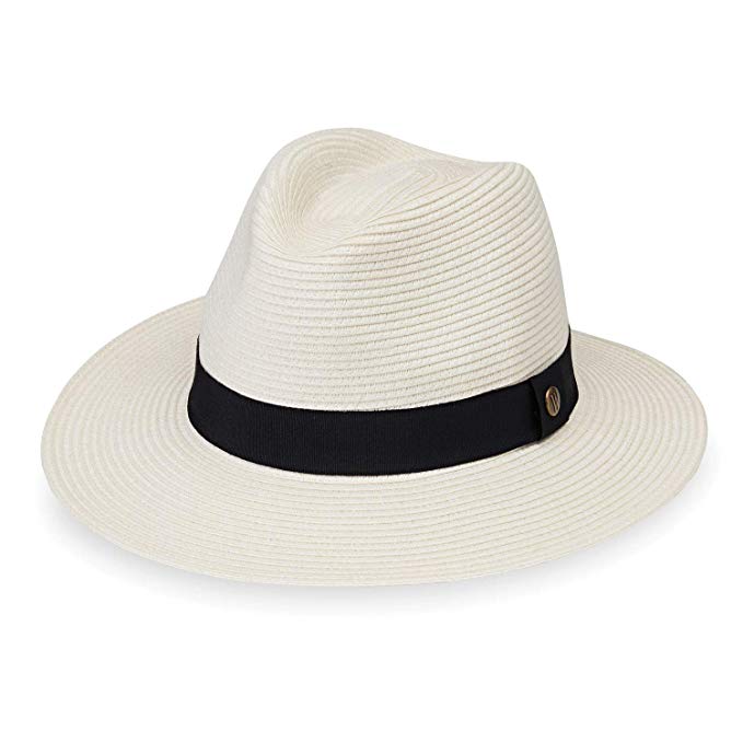 Wallaroo Hat Company Men's Palm Beach Hat - UPF 50  2 3/4" Brim Polyester Braid Adjustable Fit