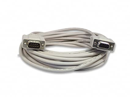 Your Cable Store 25 Foot DB9 9 Pin Serial Extension Cable RS232
