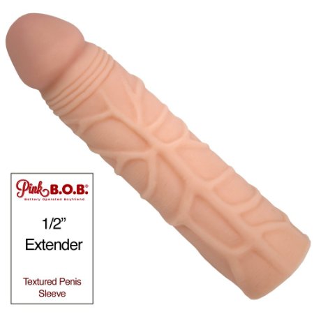 Penis 1/2" Extension Sleeve - Increase Thickness by 30%