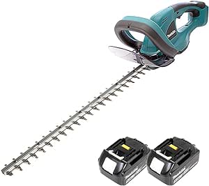 Makita DUH523 18V Cordless Li-ion Hedge Trimmer 52cm/20.5" With 2 x 5Ah Batteries