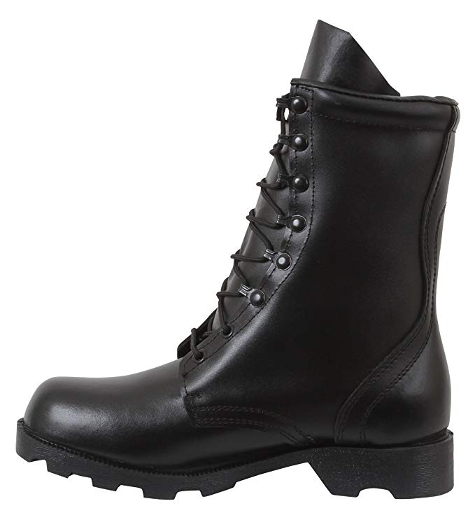 Rothco 10'' Leather Speedlace Combat Boot, Black, 11